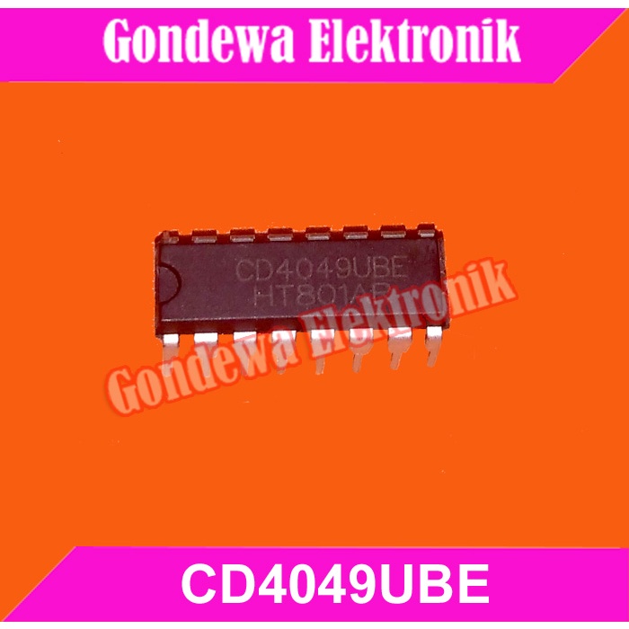 CD4049UBE CD4049BE CD4049 Hex inverting dip 16 pin