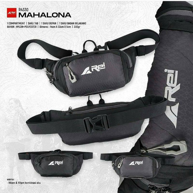 Tas Pinggang Outdoor Waistbag Arei Mahalona Termurah