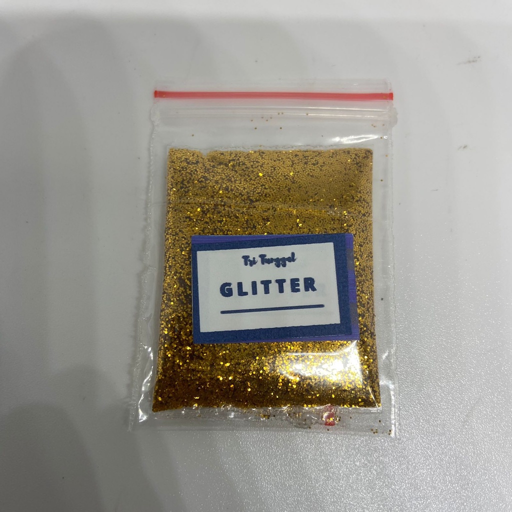 

Sparkle Glitter GOLD Emas 3gr 3gram Powder Serbuk Tabur Warna Warni Eceran Sablon Pewarna Resin Pernak Pernik Hiasan Bubuk Padat DIY Kerajinan Kesenian Art Prakarya Seni Perlengkapan Bahan Craft Crafting Paint Painting Colour Color Tri Tunggal Malang