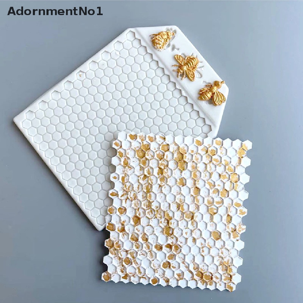 [AdornmentNo1] Honeycomb Bee Silicone Mold Sugarcraft Chocolate Cupcake Fondant Cake Tools [new]