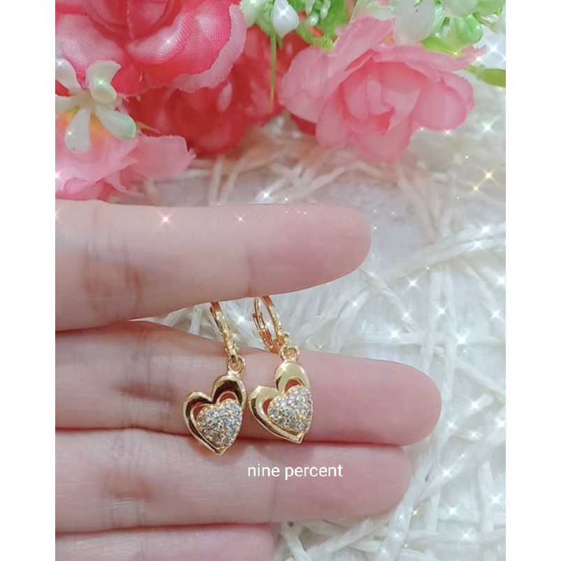 Anting gold xuping permata bintang 24k