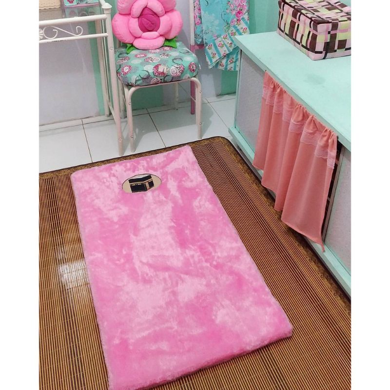 Sajadah Bulu Rasfur / Sajadah Tebal / Sajadah Lembut / Sejadah solat