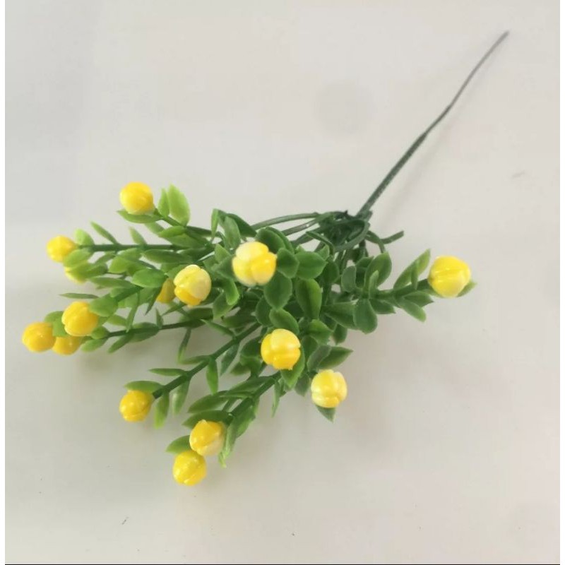 Bunga Milan Air Rumput / Bunga Buatan / Bunga Artificial-Kuning
