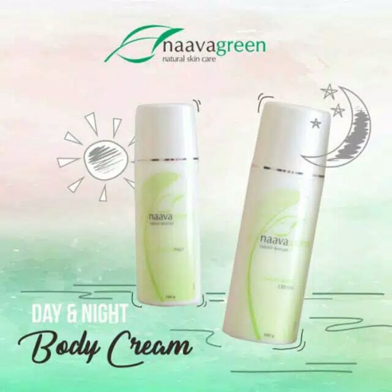 CREAM BADAN PAGI  - NAAVAGREEN SKIN CARE