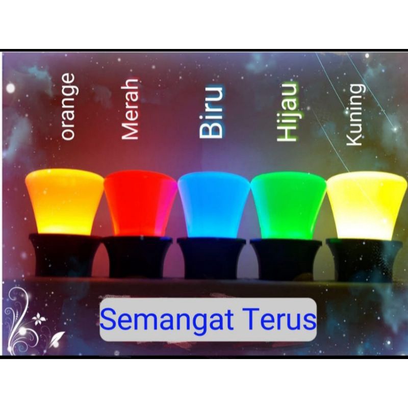 LED lampu tidur(lampu +fitting colok saklar)