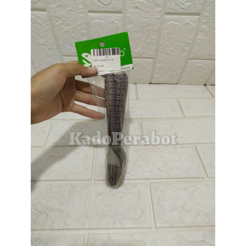 garpu komodo isi 12 pcs - garpu makan stainless - garpu makan tebal