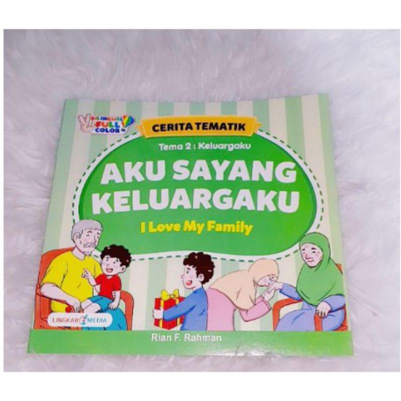 Buku Cerita Tematik Bilingual 2 bahasa pembentukan karakter