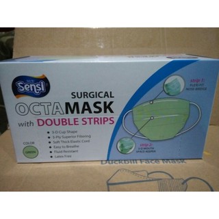 Masker Sensi 3Ply Earloop Headloop Tie on isi octa mask Masker Sensi 3Ply Earloop Headloop Tie on isi octa mask