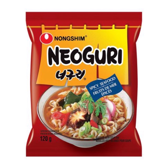 

Nongshim - Neoguri Mie Instan Rasa Seafood Pedas 120 gr