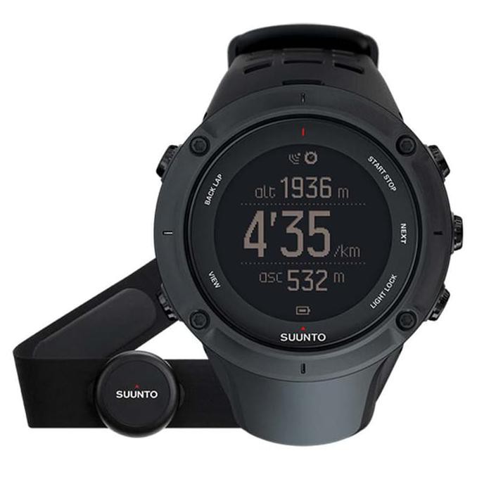 BERKUALITAS GARANSI RESMI Suunto Ambit3 Peak Black (HR) STOCK TERBATAS  -OTOGEAR