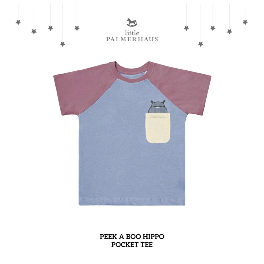 LITTLE PALMERHAUS POCKET TEE PEEK A BOO / KAOS ANAK