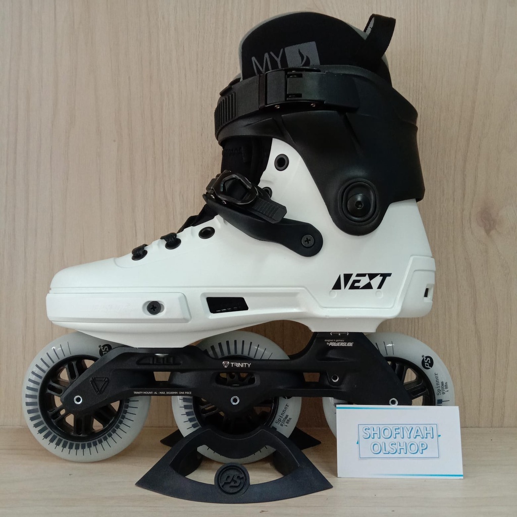 POWERSLIDE NEXT BLACK WHITE 100