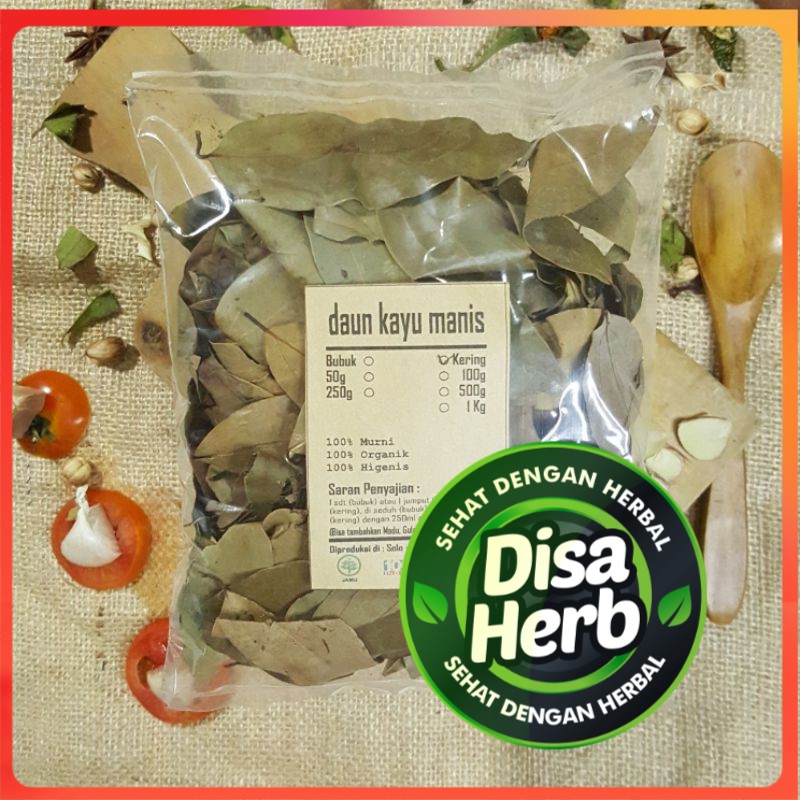 

DAUN KAYU MANIS KERING 100 GRAM - Cinnamomum Verum - MURNI - JSR - REMPAH - PREMIUM QUALITY