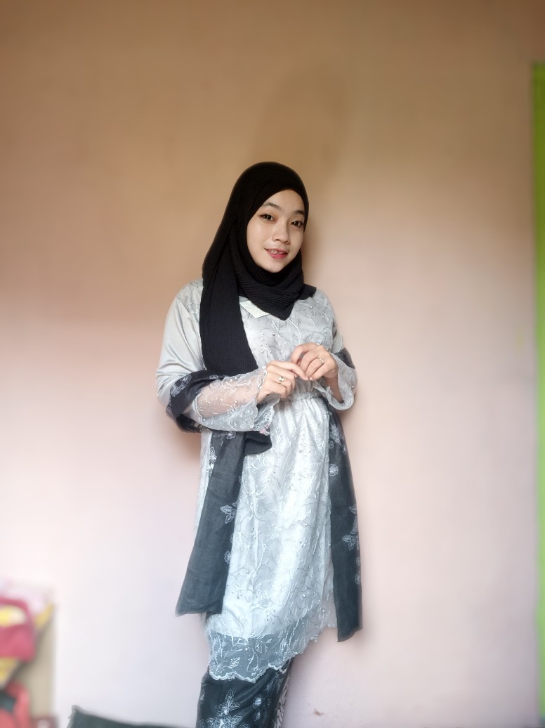 Kebaya Batik Couple Tunik Pagar Gunung ( Free Jilbab )