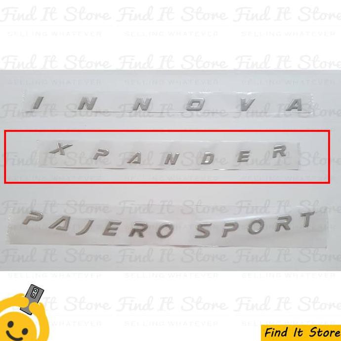 Engine Hood Emblem Xpander Expander 3D Logo Tulisan Kap Mesin Sticker