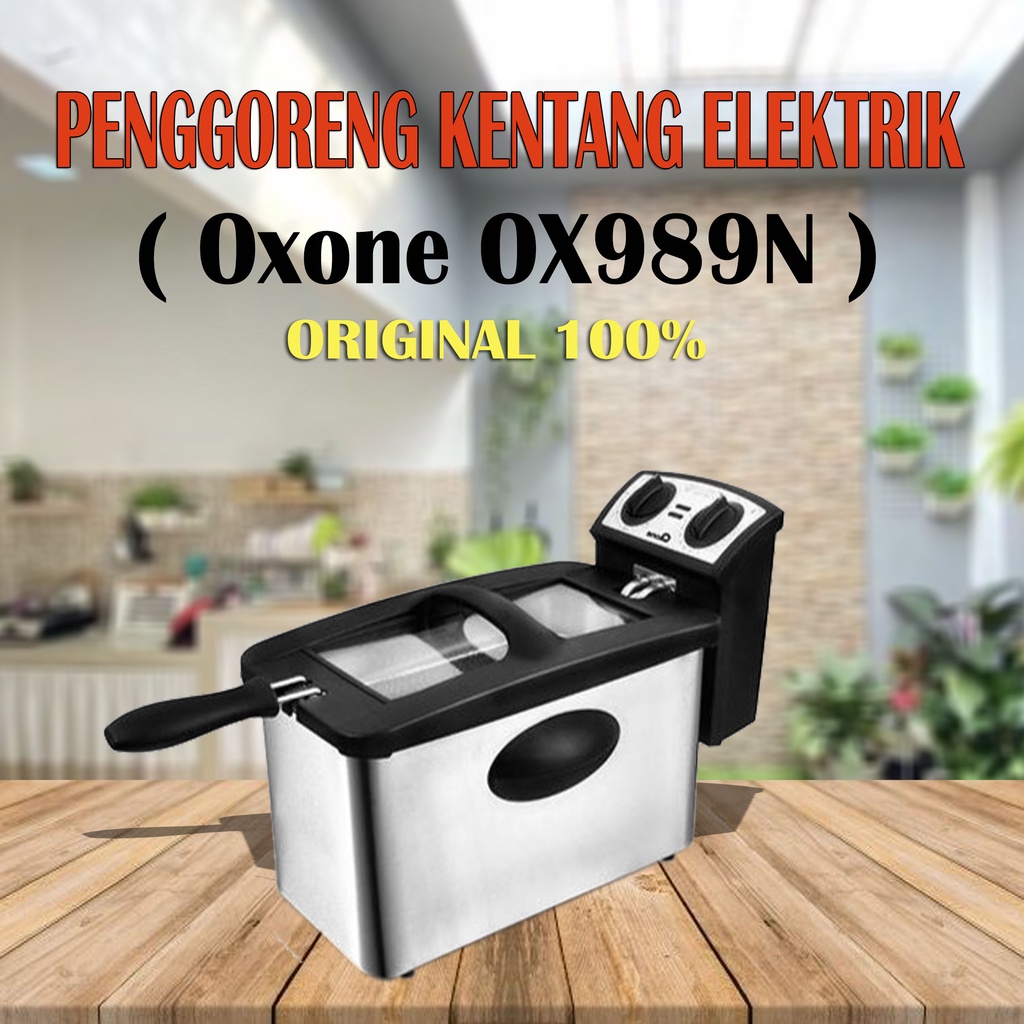CUCI GUDANG Oxone 989N Deep Fryer Penggoreng Kentang Elektrik