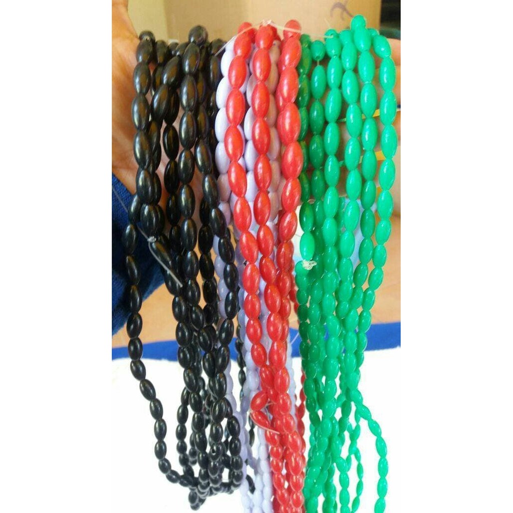 

Jual Manik Manik Plastik Lonjong Aneka Warna ( 1 renteng ) ( DAS )