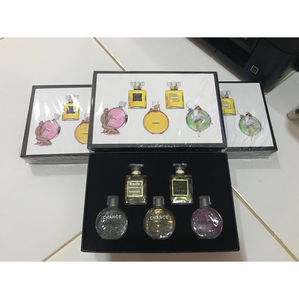 Bcstore CHANEL BOX MINI/CHANEL PARFUM MINIATUR/CHANEL PARIS/CHANEL GIFT ISI 5