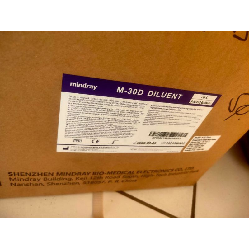 DILUENT M30 HEMATOLOGY MINDRAY