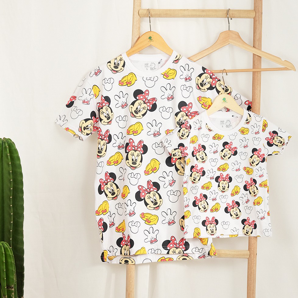 

Pop Kidswear Minni Couple Tee - Kaos Kembar Anak Ibu Minni Micke Full Print