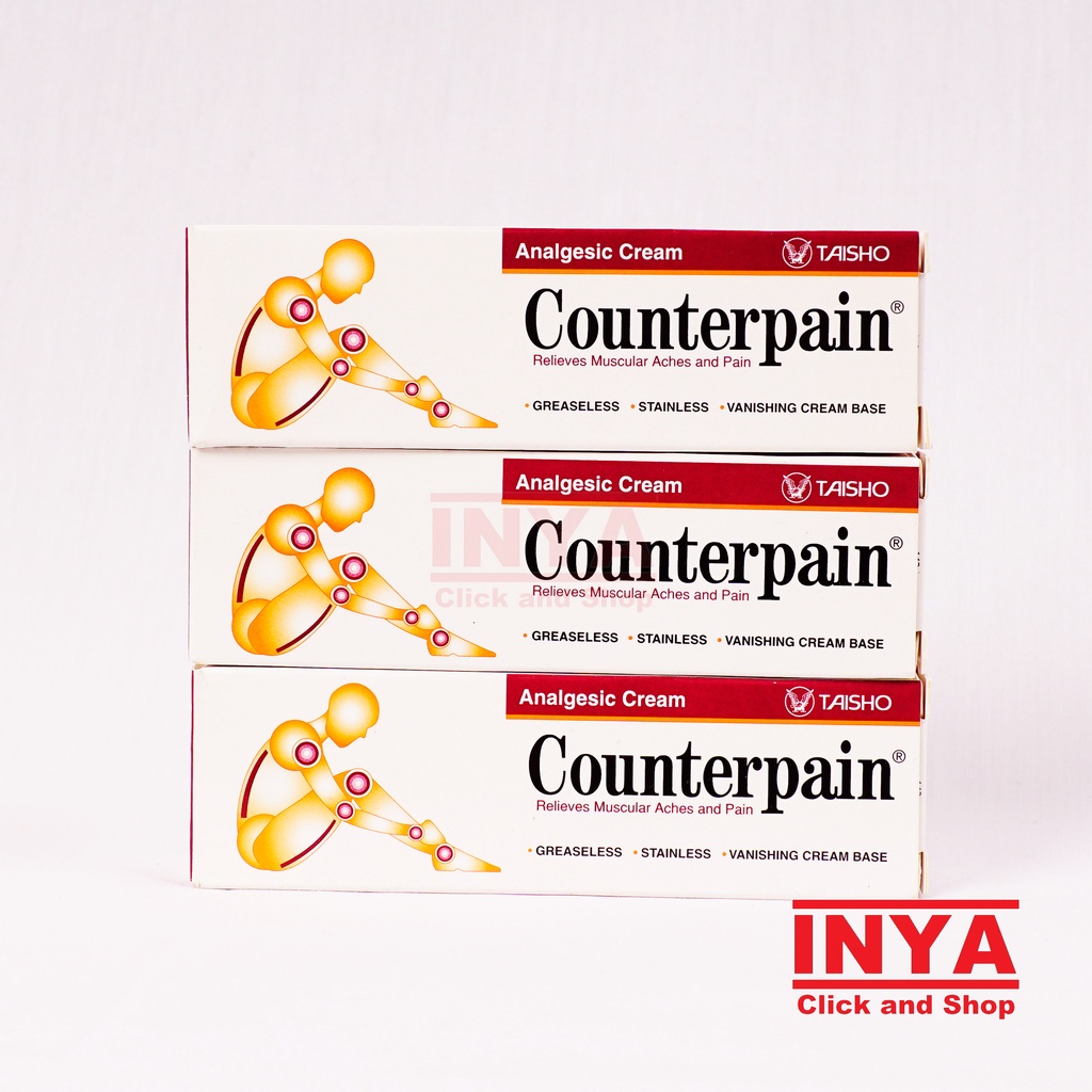 COUNTERPAIN 30gr ANALGESIC CREAM TAISHO - KRIM PEREDA NYERI OTOT