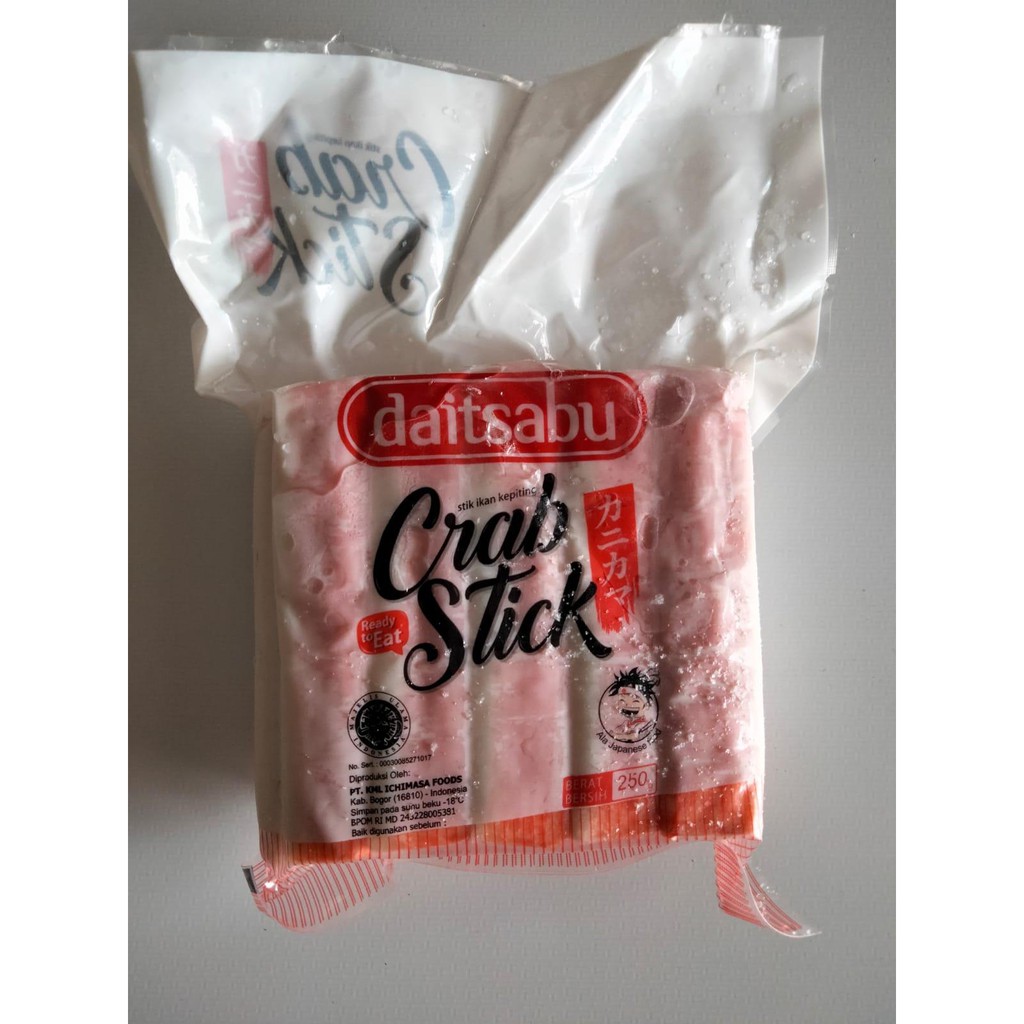 

Crab Stick Daitsabu 250 gr ( Isi 15)