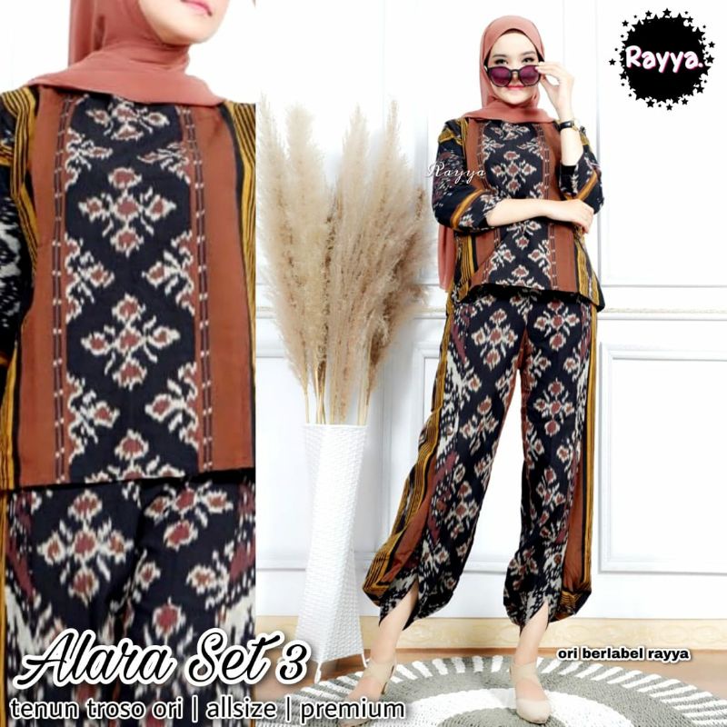Calista Set / Alara Set / Setelan Tenun