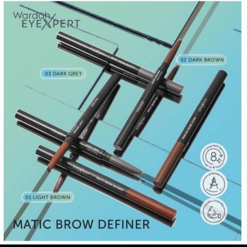 Wardah Expert Matic Brow Definer Eyebrow / Pensil Alis Matic