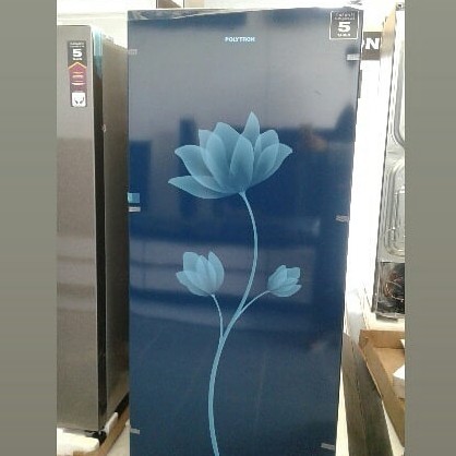 POLYTRON PRB 188 B BLUE METAL KULKAS 1 PINTU 180LT PRB188