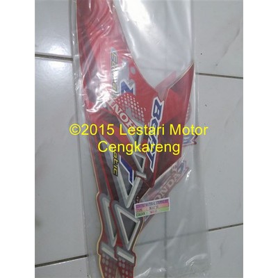 Stiker Motor / Stripping body Beat 2011 Merah