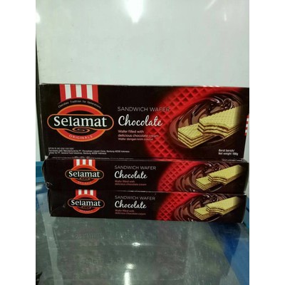 

Wafer Selamat rasa Coklat 198gr DAPAT 4