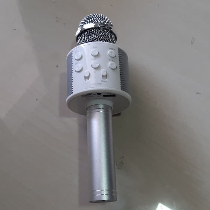 MICROPHONE WIRELESS TANPA KABEL MIKROPON KARAOKE MIC SMULE BLUETOOTH MIK BLUTUT KAROKEAN PORTABLE