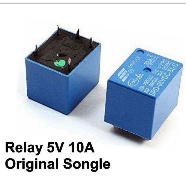 Relay 5V 10A Songle SRD-05VDC-SL-C 5pin DC Coil 5 Pin Original
