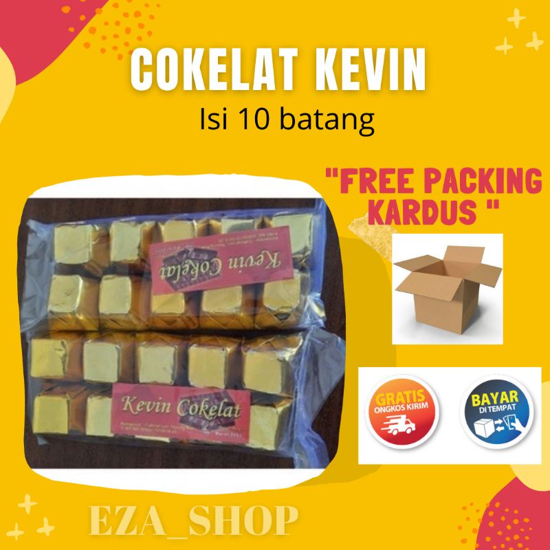 

COKELAT KEVIN isi 10 / COKLAT BATANGAN / COKLAT MURAH