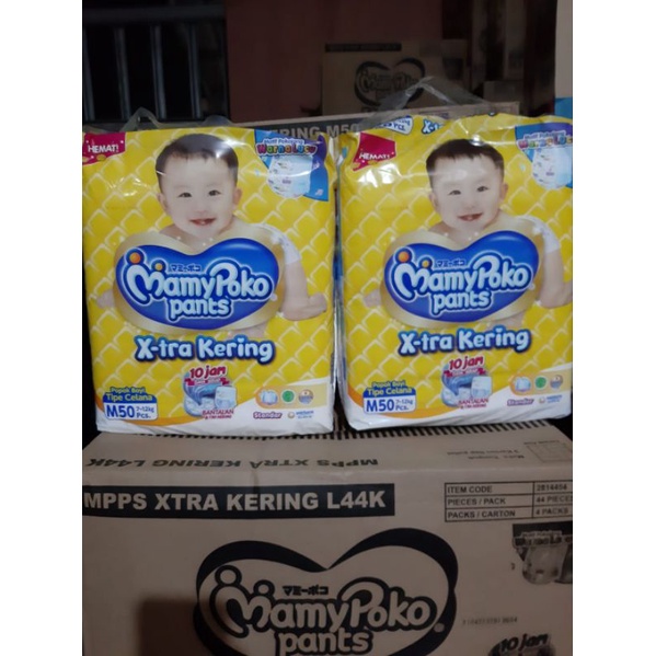 Mamypoko Pants standar M48/L42/S56/XL38/XXL34