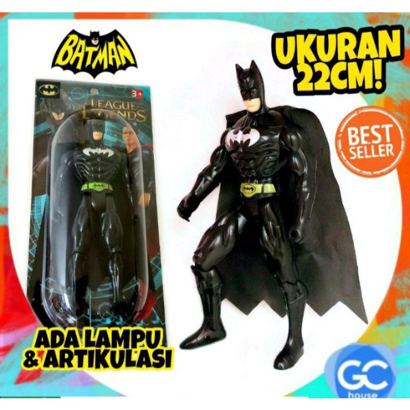 Mainan Anak Robot Batman Lampu - Mainan Batman - Mainan Anak Termurah
