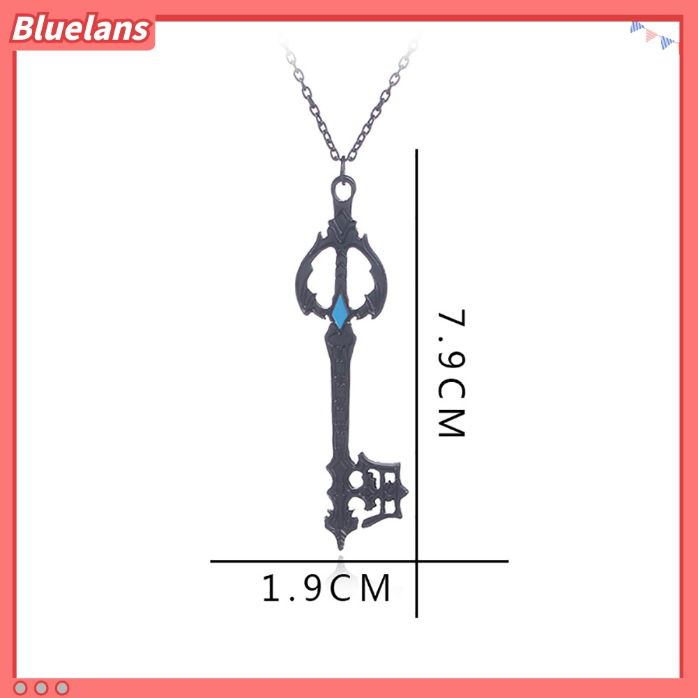 Bluelans Kalung Liontin Anime Kingdom Hearts Oblivion Keyblade Untuk Pria Dan Wanita