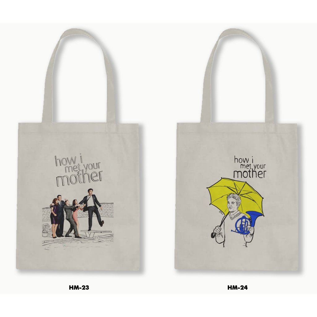 TOTE BAG BLACU - HOW I MET YOUR MOTHER / HIMYM 02