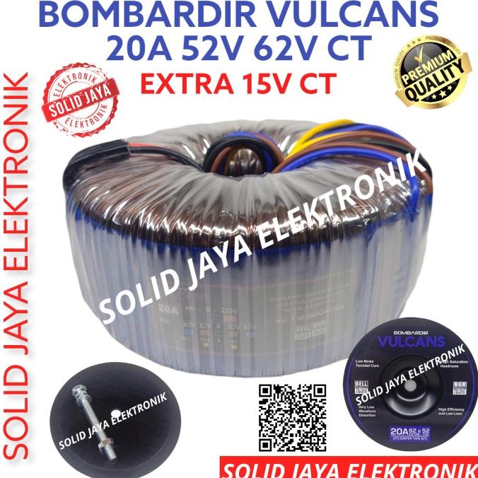 

TRAFO DONAT 20A 62V CT VULCANS BOMBARDIR TRAVO TOROID 20 A 62 BELL BGR