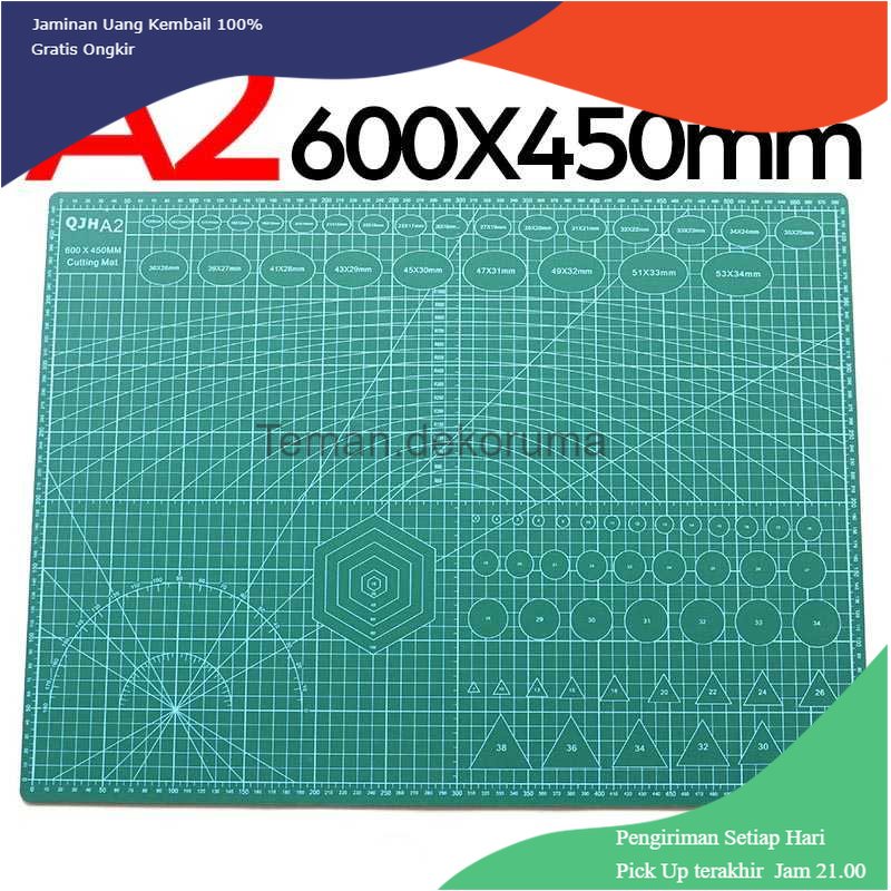 TD - PKK QJH Work Cutting Mat Pad A2 60 x 45 cm - QJ4