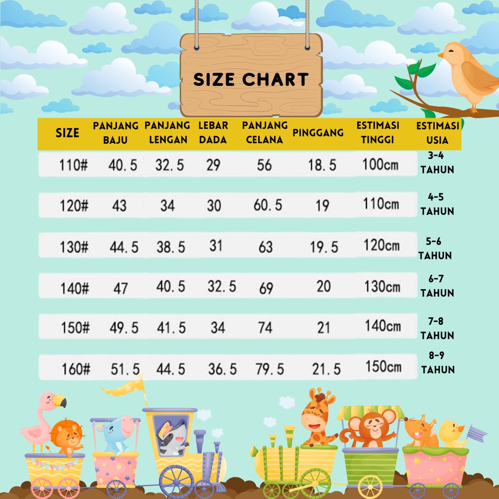 PIYAMA IMPORT ANAK BAHAN KATUN ADEM NYAMAN 100% MOTIF MOBIL