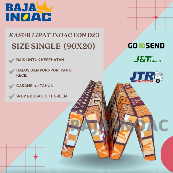 KASUR BUSA LIPAT INOAC EON D23 90X20  ORIGINAL INOAC GARANSI 10 TAHUN - RAJAINOAC