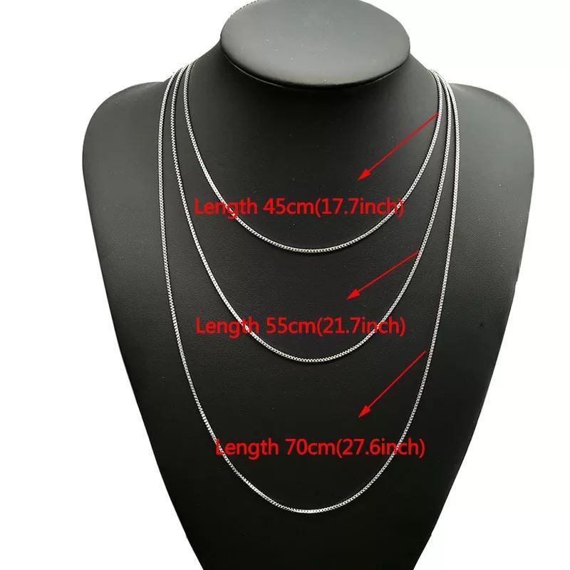 Tp TITANIUM Kalung Model Itali Pria dan Wanita import