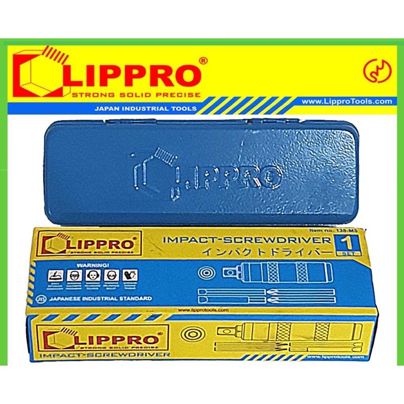 Lippro Obeng Ketok Set 5 Pcs - Impact Screwdriver Set