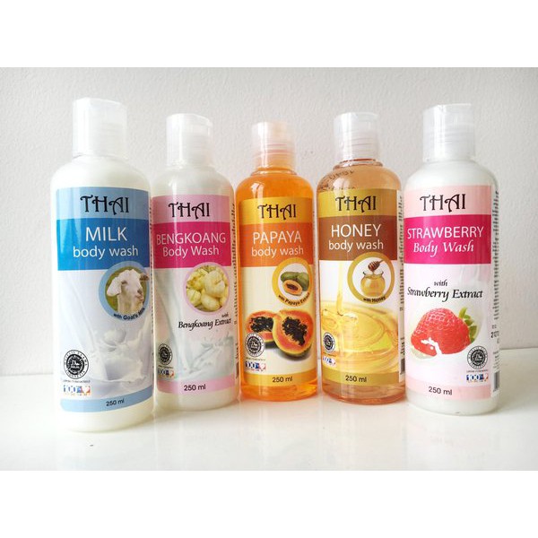 THAI Goats Milk Body Wash dan THAI Goats Milk Hand Body Lotion 250ml