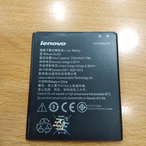 BATERAI LENOVO A6000 / BL242 2300mAh