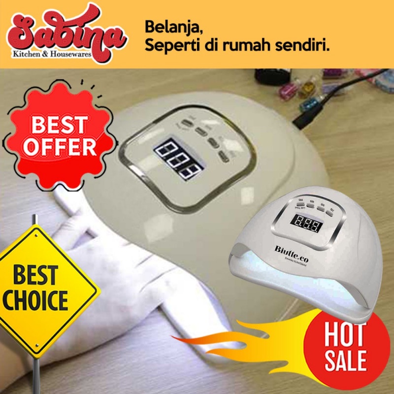 Pengering Kutek Kuku UV 45 LED Nail Dryer 120W Sensor Otomatis On Off