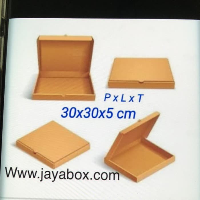 

dus/kardus/kotak/box/packing/ Pizza, Kaos,Kemeja 30cmx30cmx5cm. Minimum Order 10 pcs