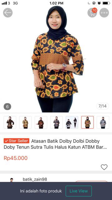 Atasan Batik Dolby Dolbi Dobby Doby Tenun Sutra Tulis Halus Katun Atbm Baron ,sarombit Atasan