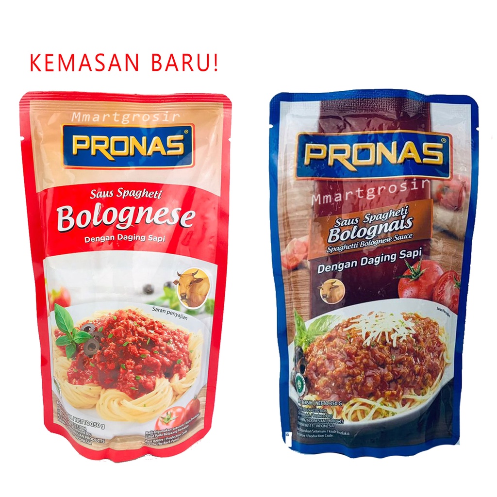 Pronas / saus sepageti bolognais / Daging ayam / daging sapi / 350g